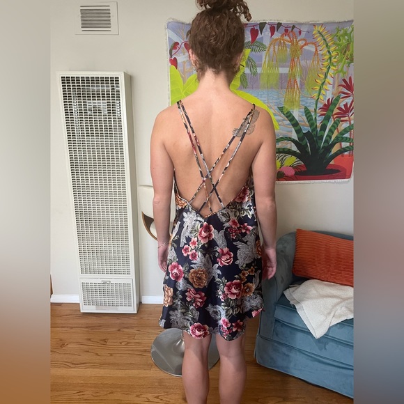 Vintage floral slip dress - Picture 5 of 5